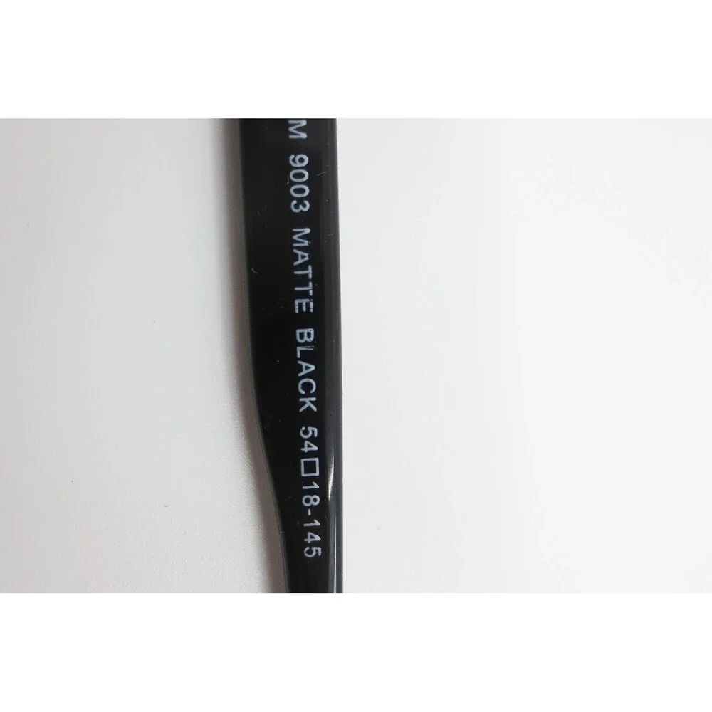 Robert Mitchel RM 9003 Matte Black Rectangular Eyeglasses Frames 54-18-145 Mens